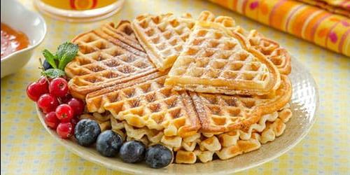 Comer waffles num sonho