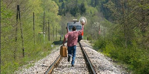 Sonho de correr atrás de um comboio