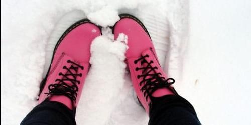 Sonho de caminhar na neve