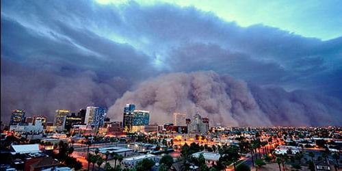 Com que sonha uma tempestade de areia?